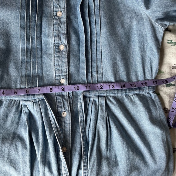 Alfred Sung denim dress 90s vintage boho - Picture 9 of 10